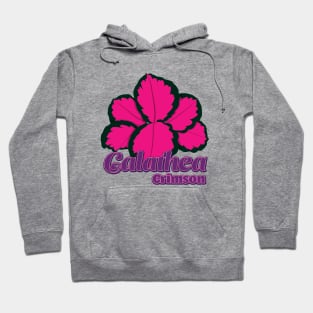 Calathea Crimson Hoodie